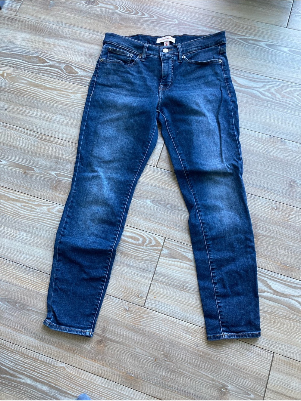Lucky Brand Indigo Skinny Jeans for Women Size 6/28 Rolle Up Capris